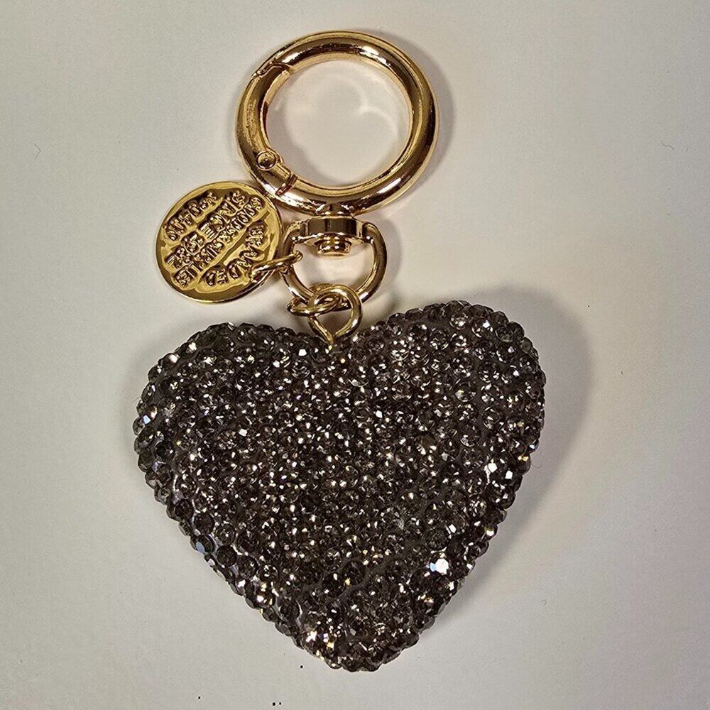 Super Sparkle Black Keychain Charm